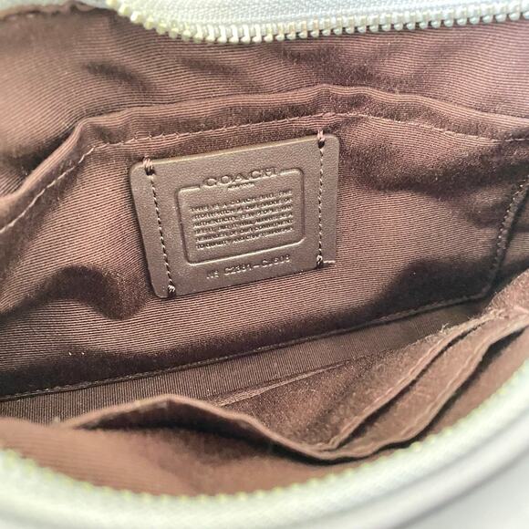 Coach CJ608 Teri Shoulder Bag Signature Quilting Mist - Picture 8 of 12